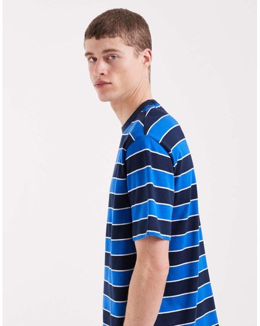 ASOS Blue Heavyweight Relaxed T-Shirt for men
