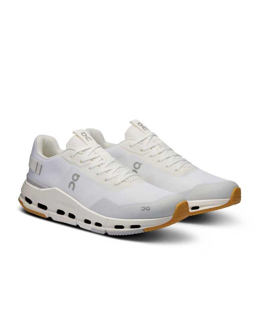 On Shoes White Cloudnova Form 2 Lifestyle Trainer for men
