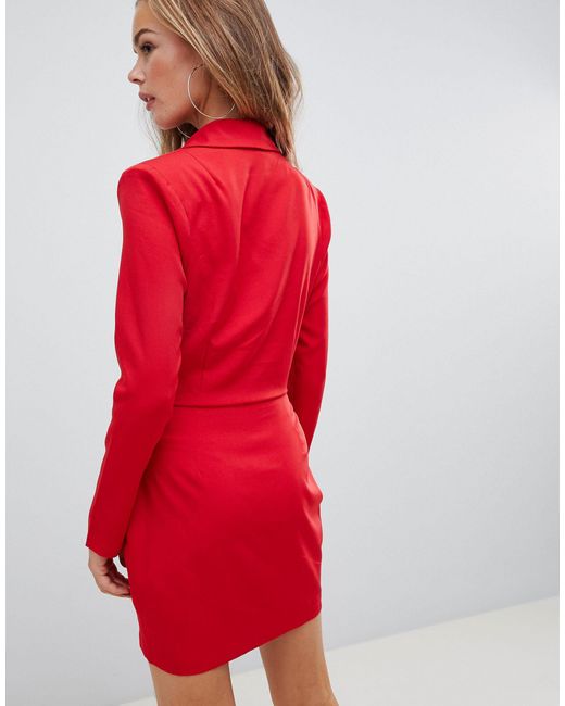Blazerjurk rood sale
