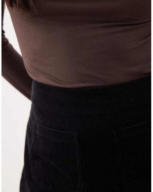 Nobody's Child Petite Brown Russell Pocket Detail Mini Skirt