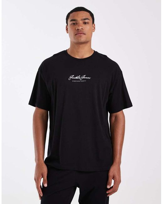 Jack & Jones Blue T-shirt Lounge Set for men