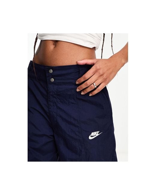 Nike Blue Dance Woven Cargo Pocket Trousers