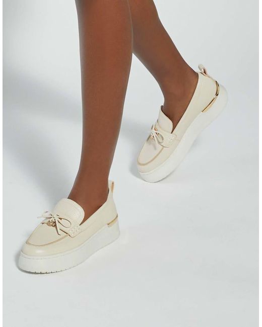 Dune Natural Glide Loafers