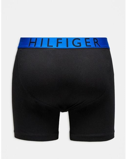 Tommy Hilfiger Black Cotton 3 Pack Boxer Briefs for men
