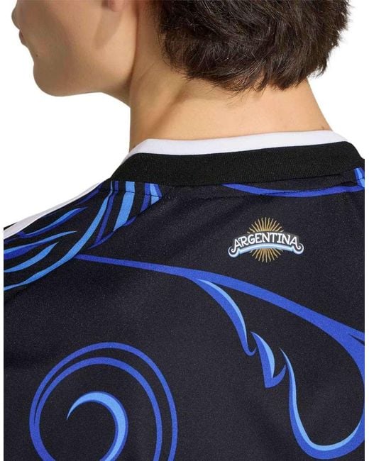 Adidas Originals Blue Adidas Football Argentina World Cup 26 Away Jersey