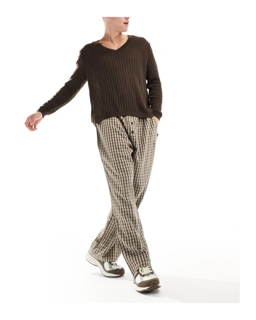Baggy clearance checkered pants