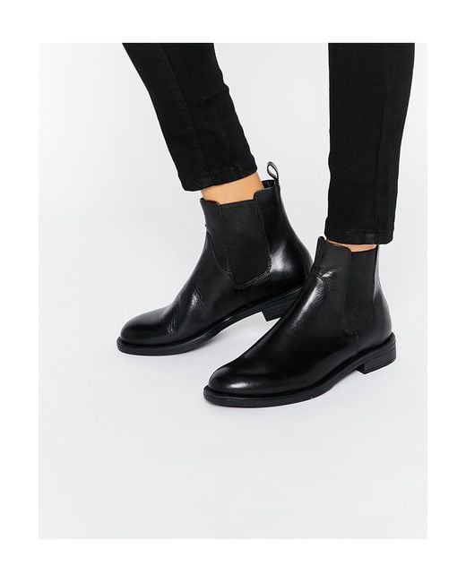 Vagabond Shoemakers Amina Black Leather Chelsea Boots | Lyst Australia