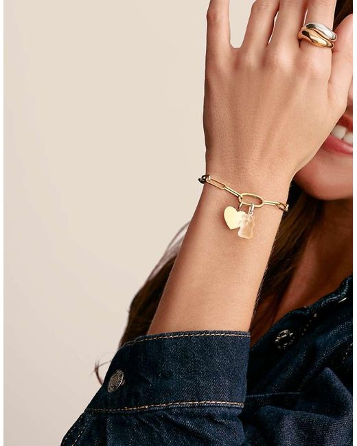 Thomas Sabo Metallic Charm Pendant Heart Connect-Plated