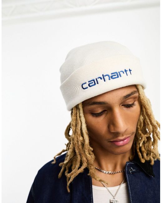 men white carhartt beanie