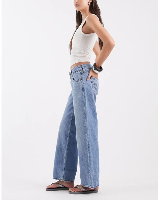 Levi's Blue Superlow Loose Jeans