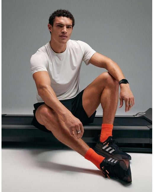 4505 Gray Premium Quick Dry Running T-shirt With Bonded Seams And Mesh Panel for men