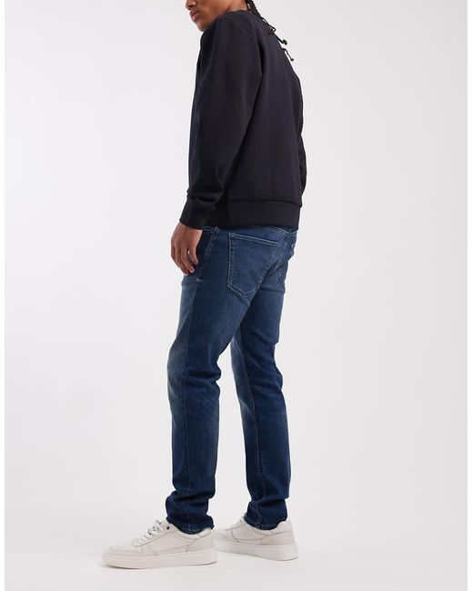 Jack & Jones Blue Glenn Slim Jeans for men
