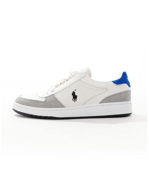 Court - sneakers bianche e grigie di Polo Ralph Lauren in Gray da Uomo