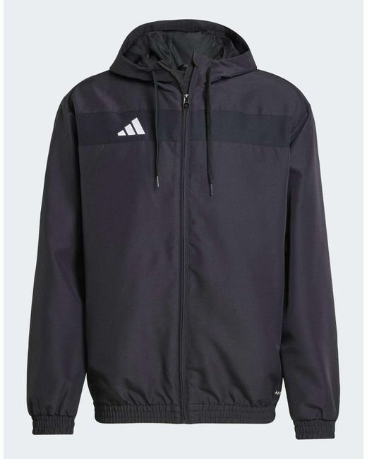 Adidas Originals – tiro 25 essentials – web-kapuzenpullover in Blue für Herren