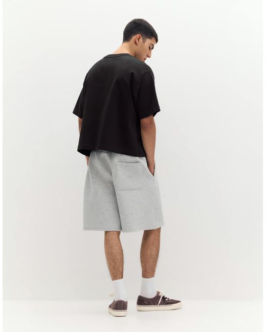 Bermuda molletonné - chiné Pull&Bear pour homme en coloris Blue