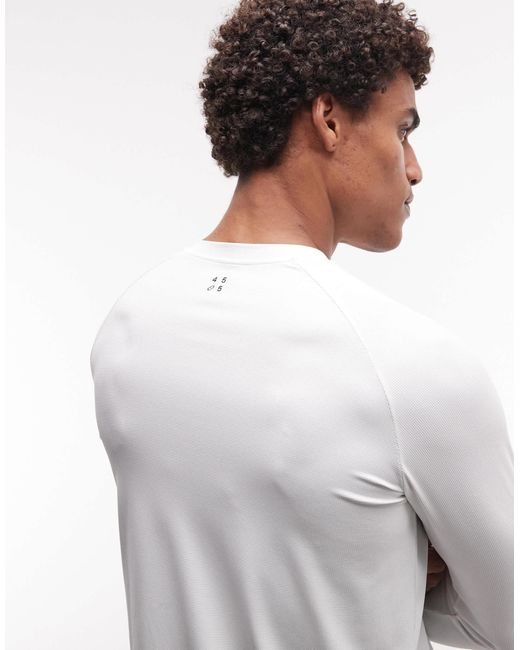 Top gaufré 4505 pour homme en coloris White