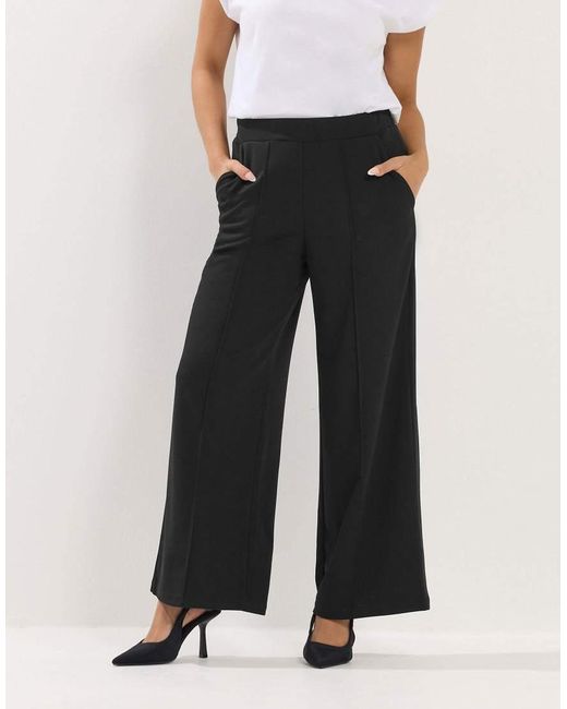 PixieGirl White Petite Pintuck Trousers