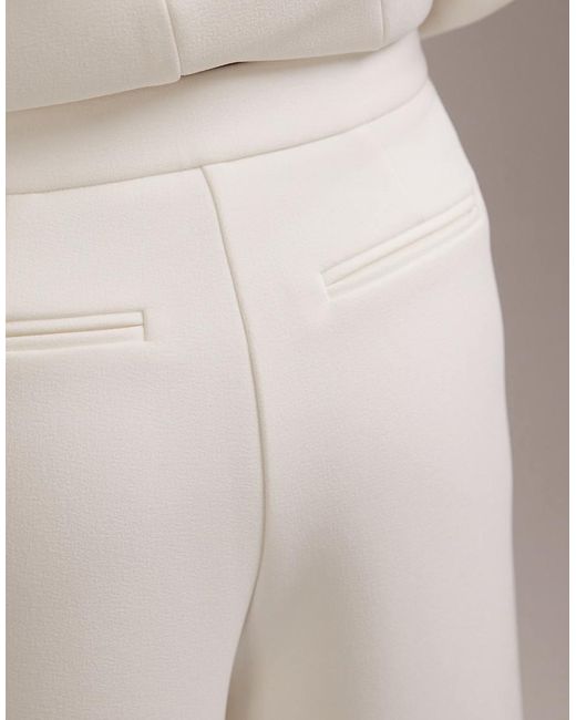 ASOS Natural Bridal Tailored Trouser