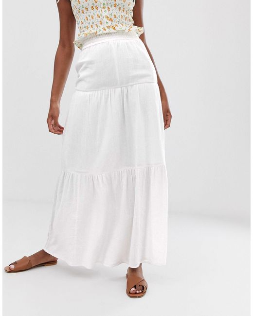cheesecloth maxi skirt