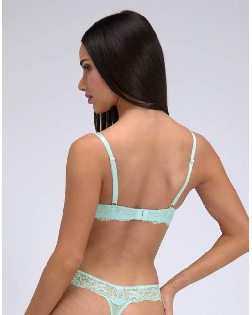 Boux Avenue Blue Amber Lace Thongs Comfy Classic Graphic Floral Knickers