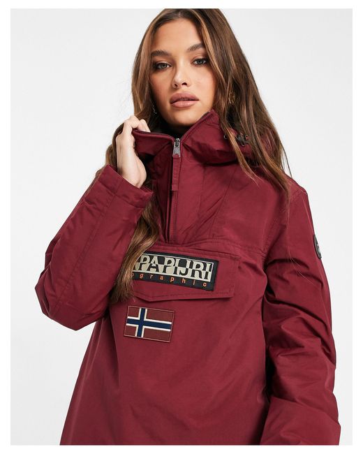 Napapijri Rainforest Winter Jacket in Red | Lyst Australia