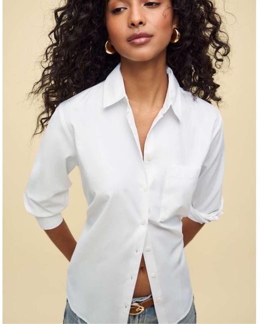 Camicia Basic di Stradivarius in Blue