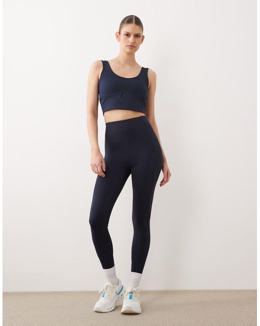 Dare 2b Blue Quick-Dry Super-Stretch Refresh Cropped Tank