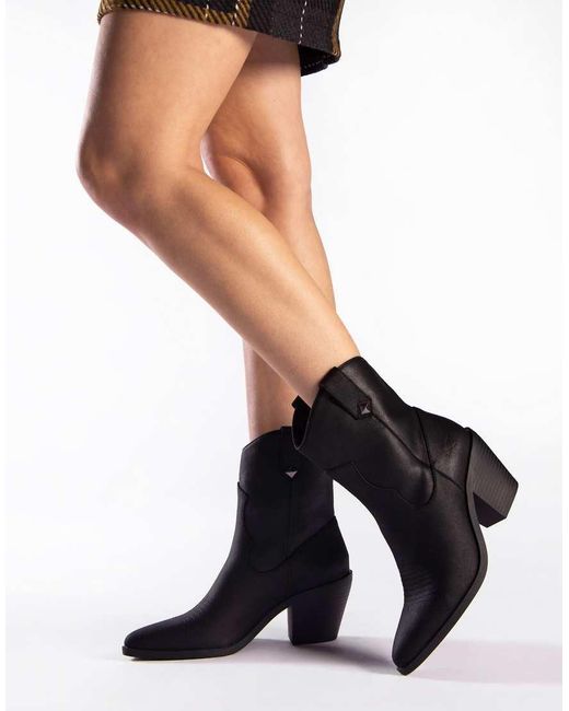 Rocket Dog Black Feather Ankle Boots