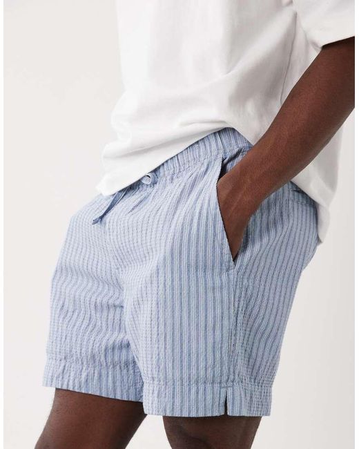Abercrombie & Fitch Gray 6inch Pull On Shorts for men
