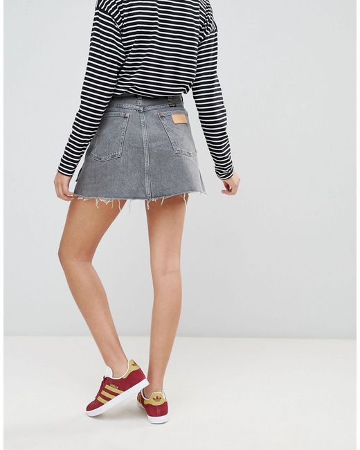 wrangler jean skirt