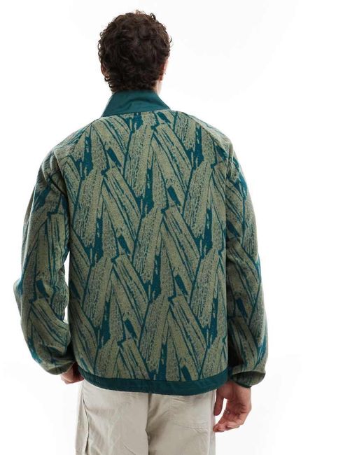 Parlez Green Logo-Print Hooded Nylon Jacket for men