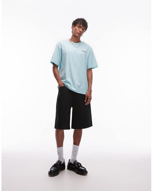 Camiseta Azul Con Estampado Trasero De Estilo Wéstern Desert Crest Exclusiva En Asos De Dickies de color Blue