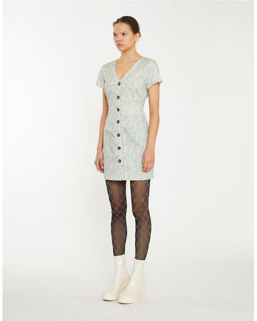 Glamorous White Print Mini Dress