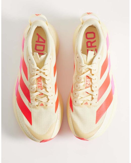 Adidas Originals Pink Adidas Running Adizero Evo Sl Atr Trainers