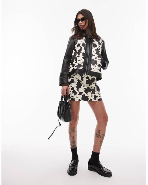 Résumé White Resume A-line Mini Skirt