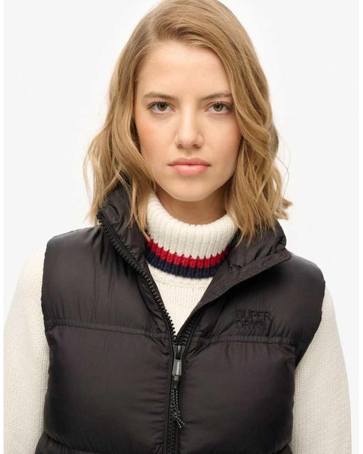 Superdry Black Tech Padded Gilet