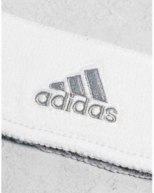 adidas Originals Adidas Training Reversible Headband in White | Lyst