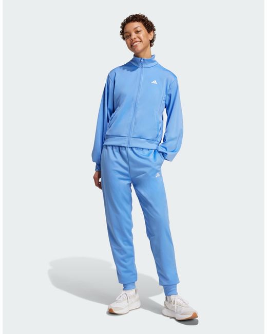 Adidas Originals Blue – essentials feel cozy – trainingsanzug