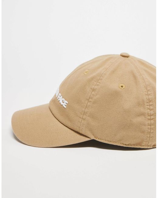 The North Face Natural Script Logo Baseball Cap