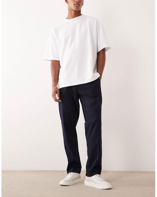 Jack & Jones Gray Drawstring Trousers for men