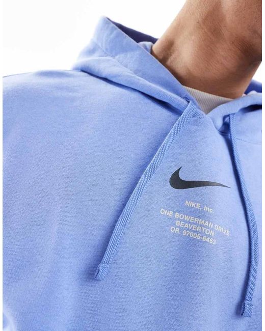 Nike Blue Club Hoodie for men