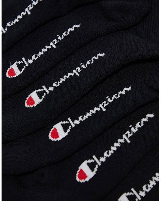 Champion Black Crew Socks for men