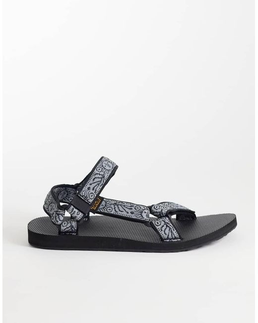 Teva Black Original Universal Sandals for men