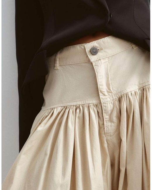 ARRANGE Natural Waist Seam Balloon Leg Trousers