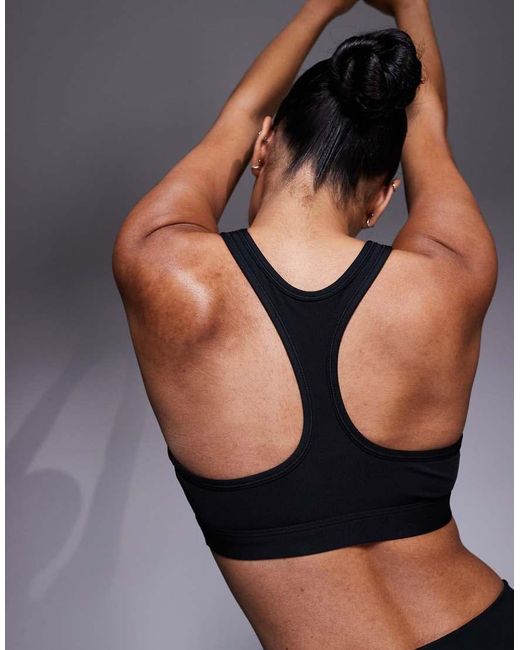 Nike Green Swoosh Light Support Sports Bra
