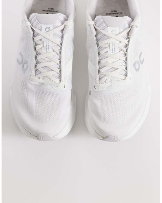On Shoes White Cloudsurfer Next Running Trainers for men
