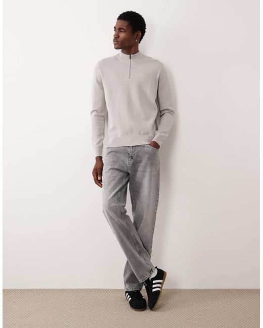 Mango – performance – pullover in Gray für Herren