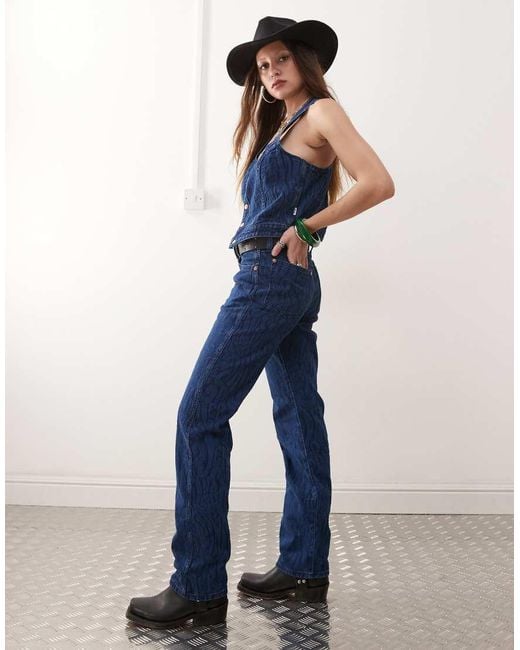 Sunset di Wrangler in Blue