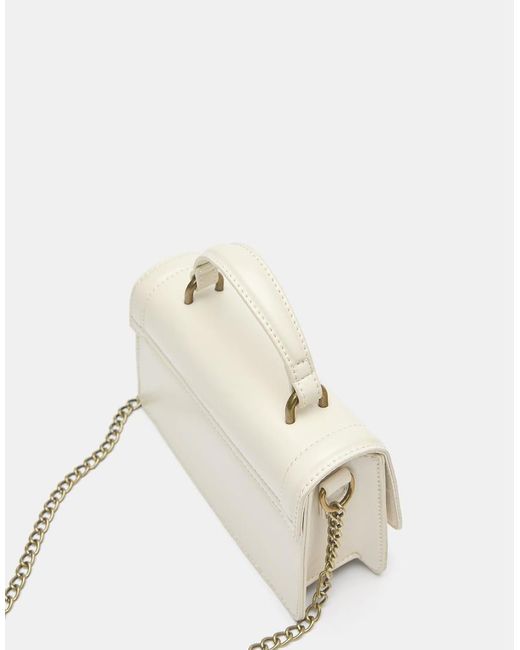 Pull&Bear Natural Rigid Crossbody Bag