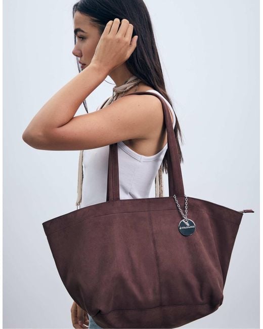 Stradivarius Purple – shopper